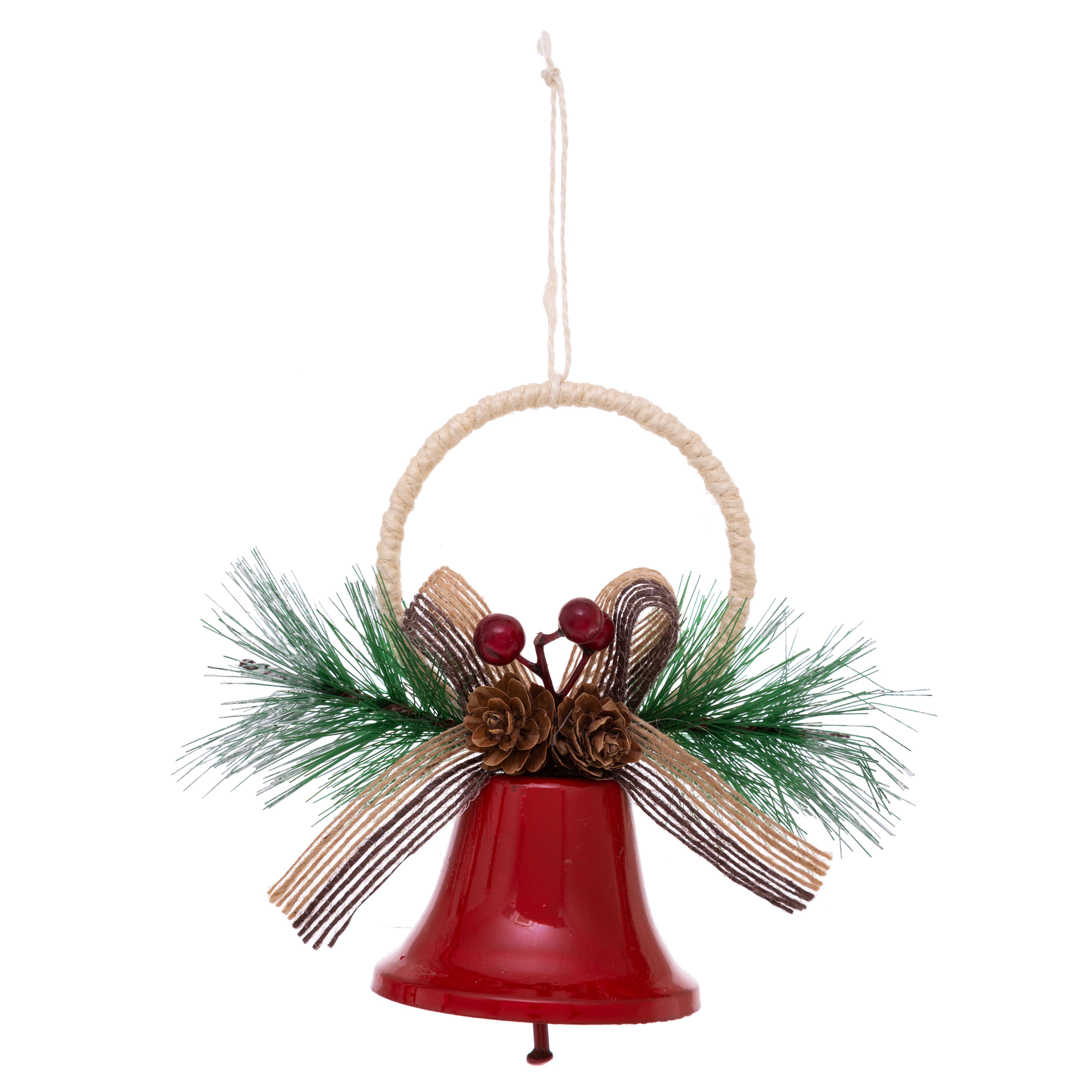 SUSPENSION FORME GRELOT ROUGE OU BLANC