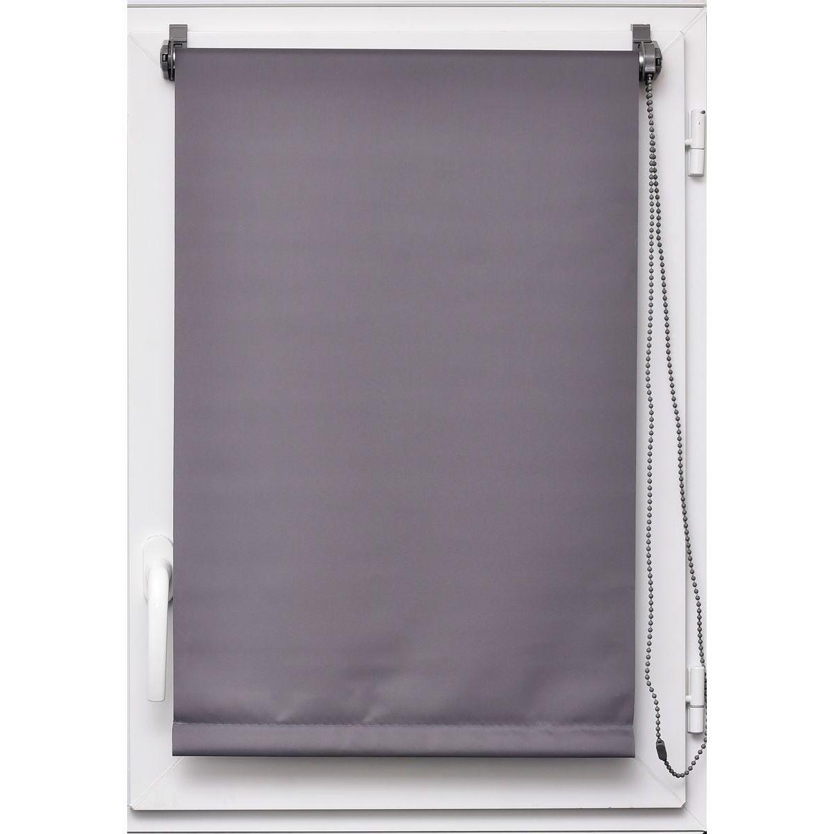 STORE ENROULEUR OCCULTANT 90X250CM GRIS
