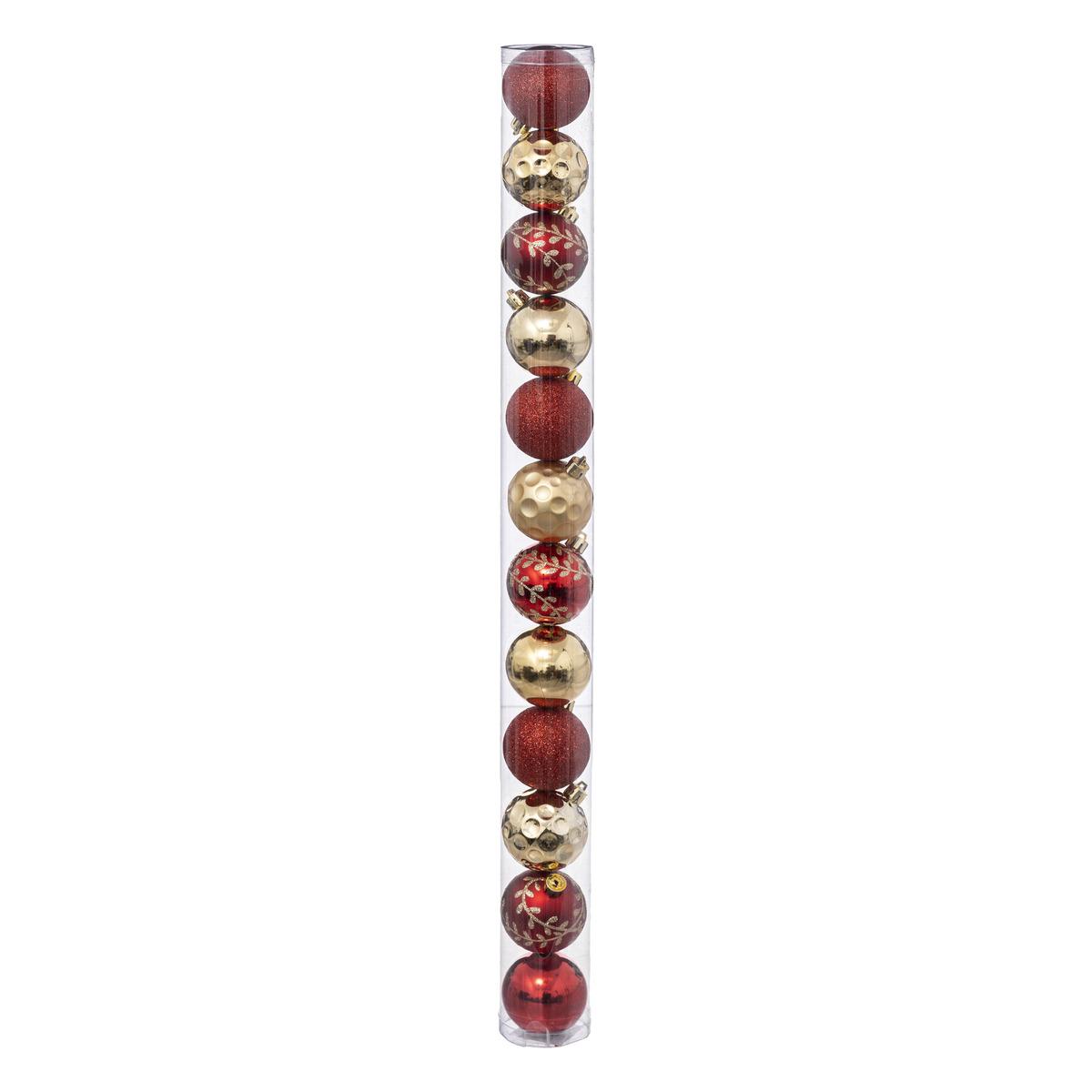 BOULE DE NOEL 6CM X12PCS