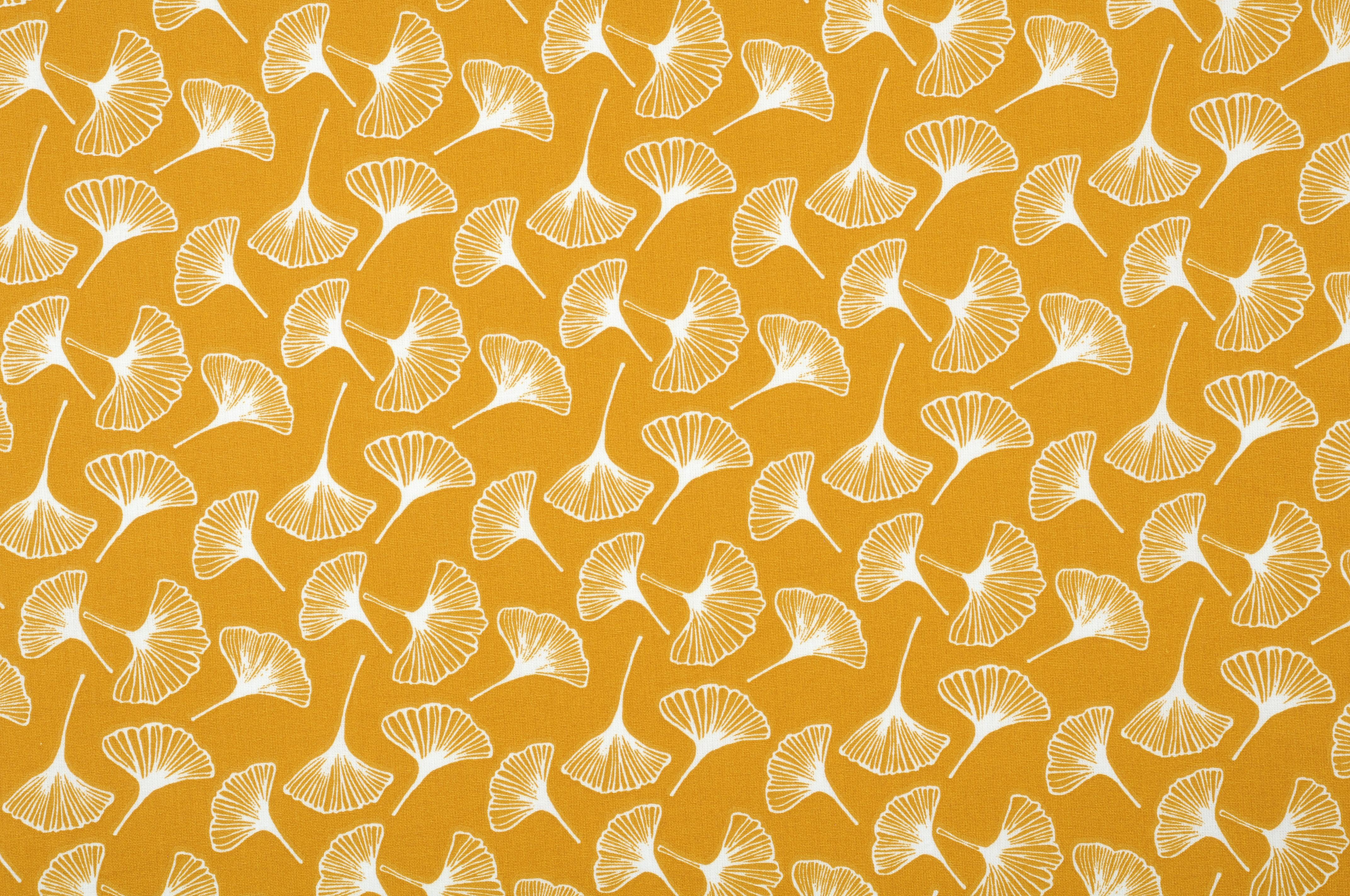 JIAO CRETONNE 160CM COTON MOUTARDE-6