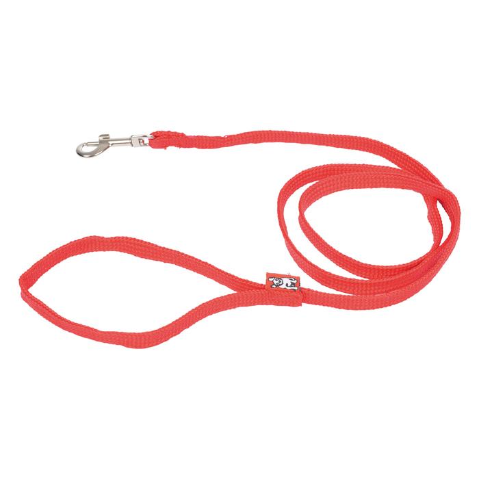 LAISSE COULEUR 120CM ROUGE
