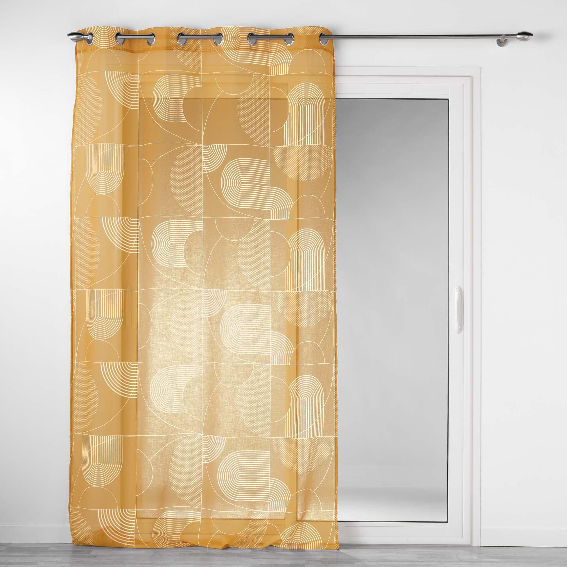 PANNEAU OEILLETS 140X240CM ESQUISSE CAMEL