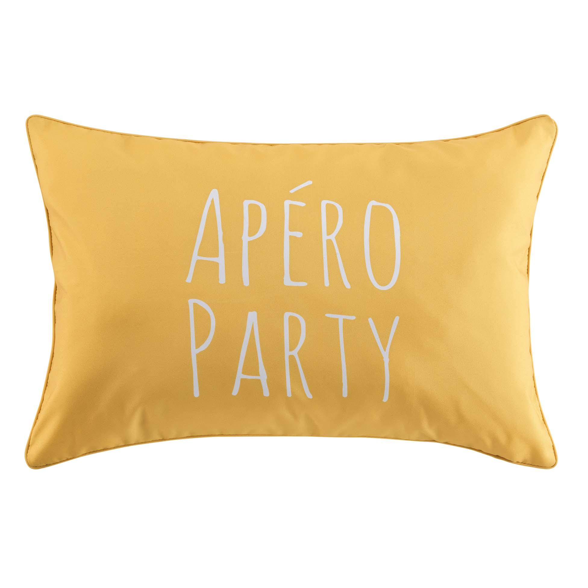 COUSSIN 40X60CM IMPRIME DEPERLANT APEROTIME