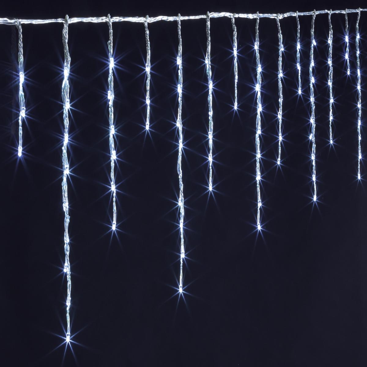 RIDEAU ELECTRIQUE EXTERIEUR 240LEDS BLANC FROID