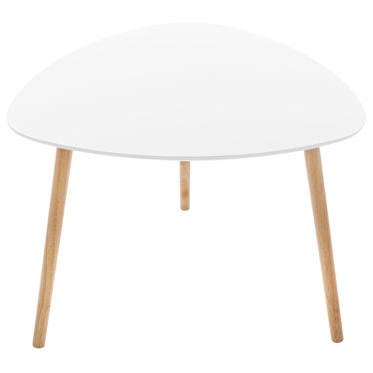 TABLE CAFE MILEO BLANC