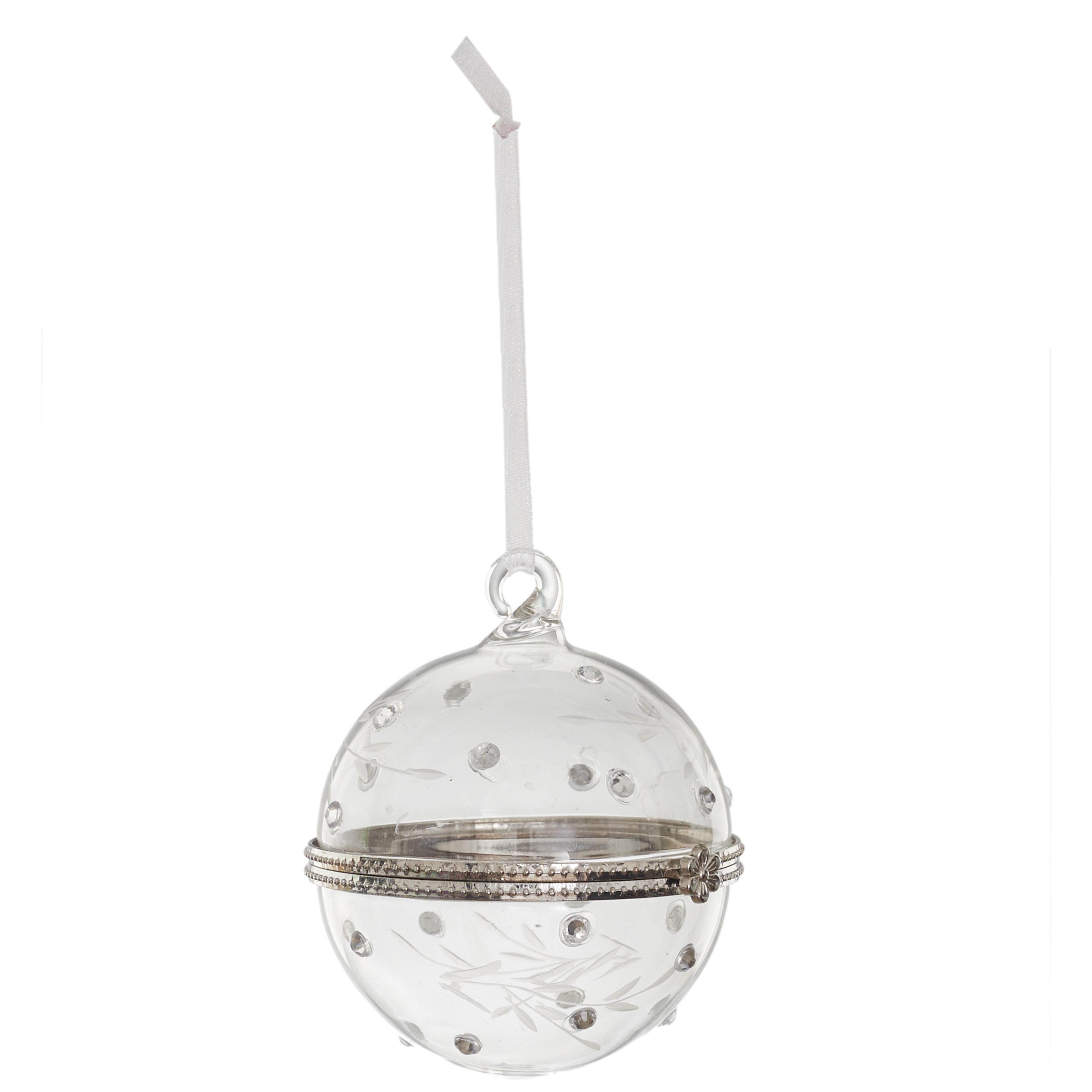 BOULE EN VERRE AVEC OUVERTURE 6CM