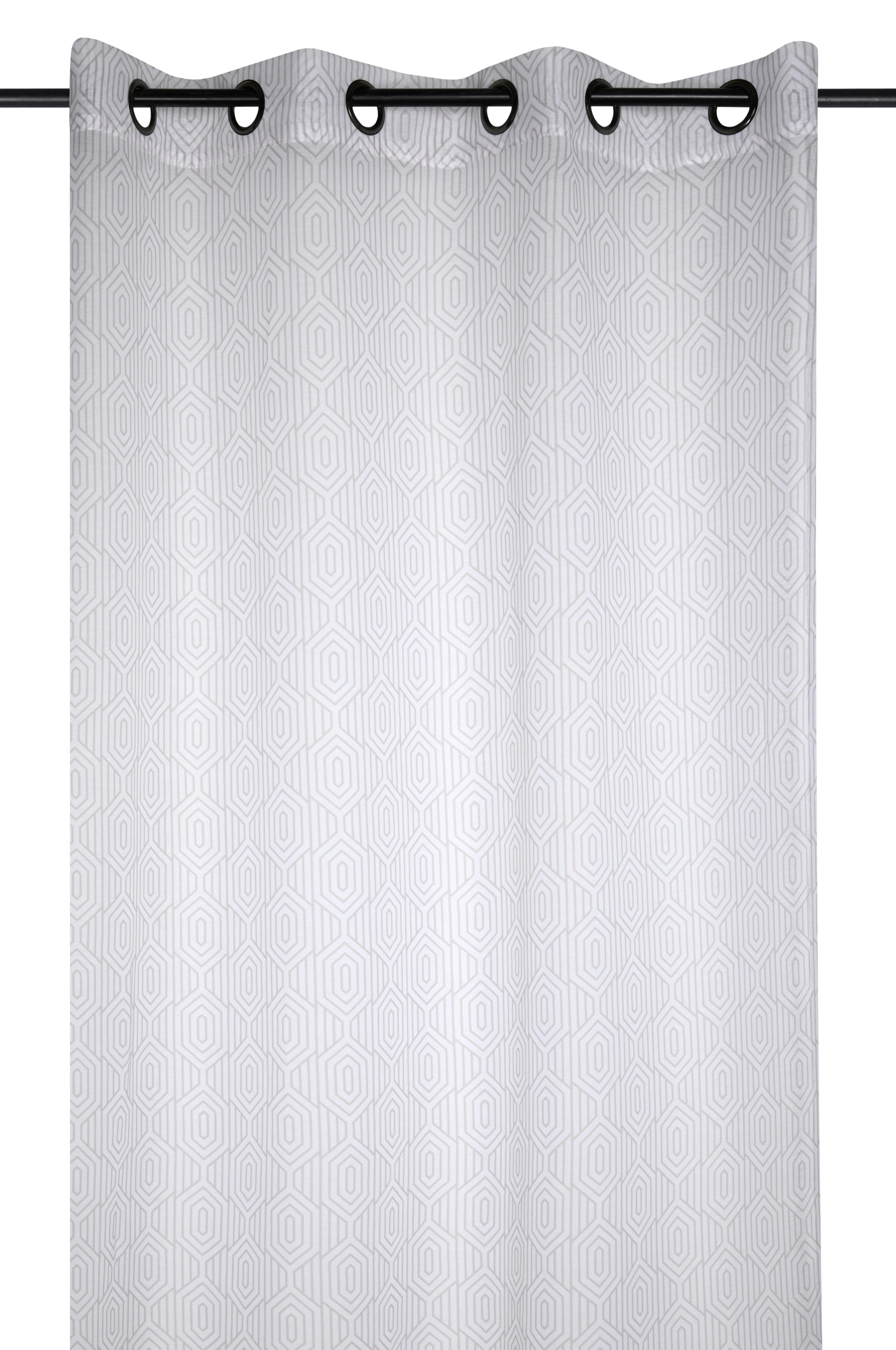 HOUSTON VOILE 140X260CM BLANC