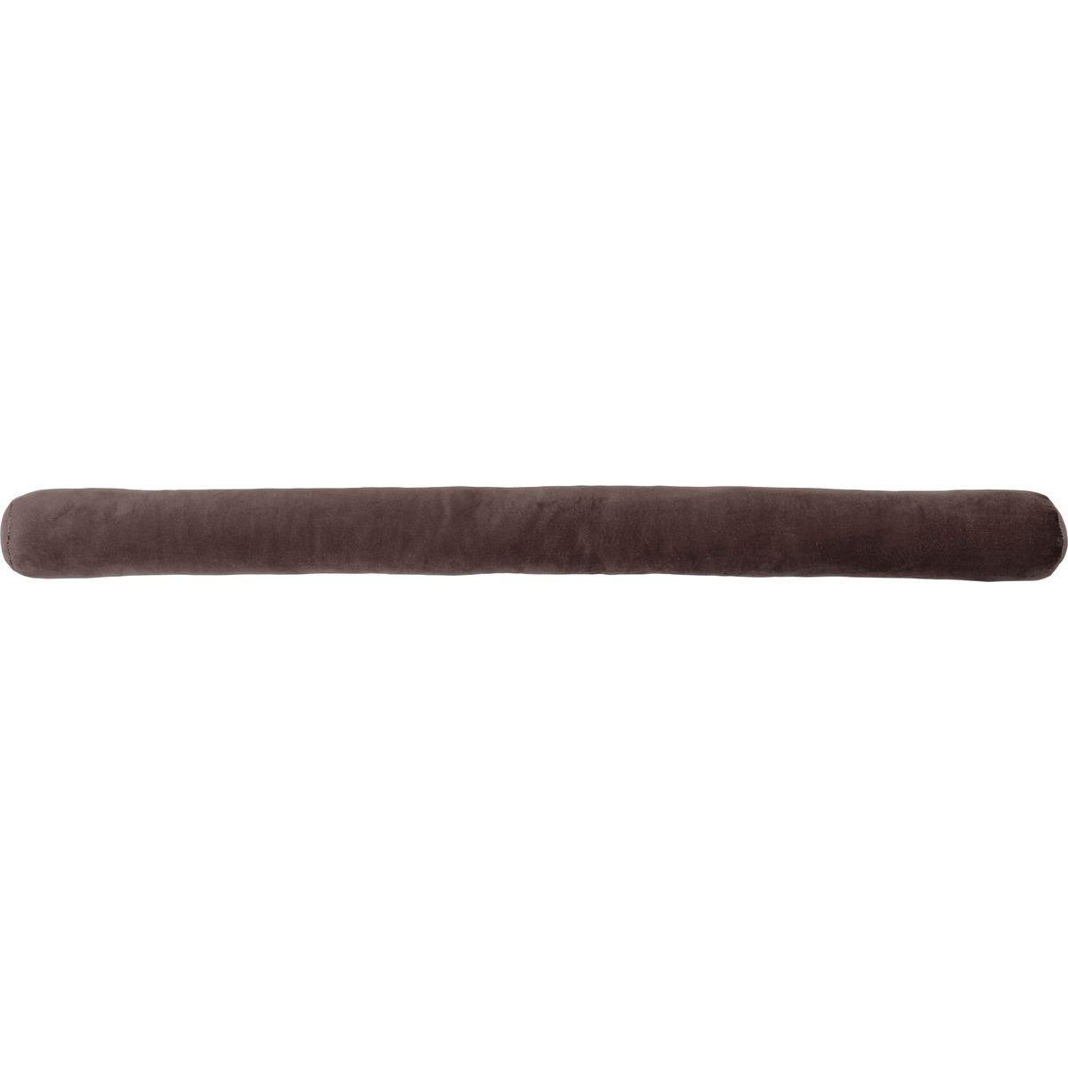 BOUDIN DE PORTE SIMPLE BOURRELET VELOURS 80CM CHOCOLAT
