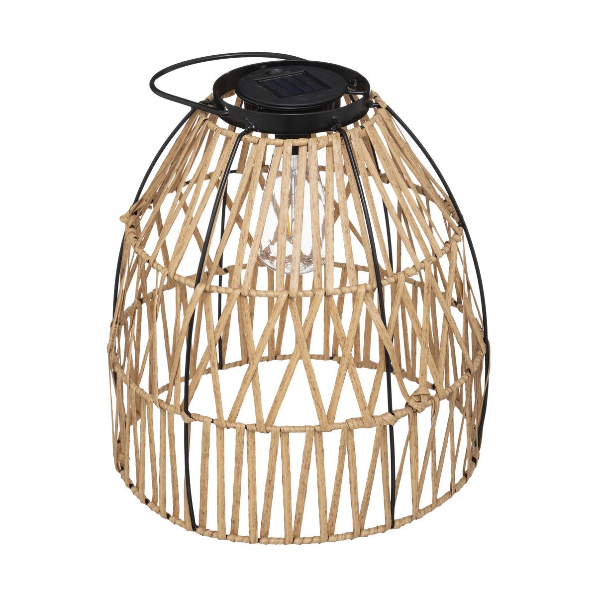LAMPE SOLAIRE ESHA NATUREL H.32.5CM