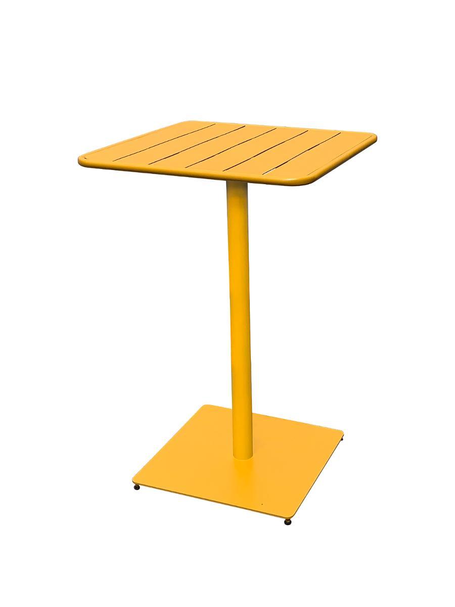 TABLE HAUTE PHUKET CARREE OCRE 2 PLACES