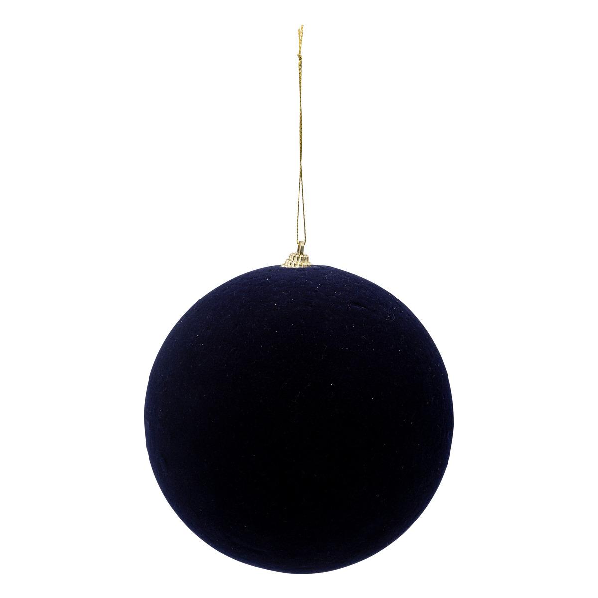 BOULE DE NOEL MAXI BLEU 15CM