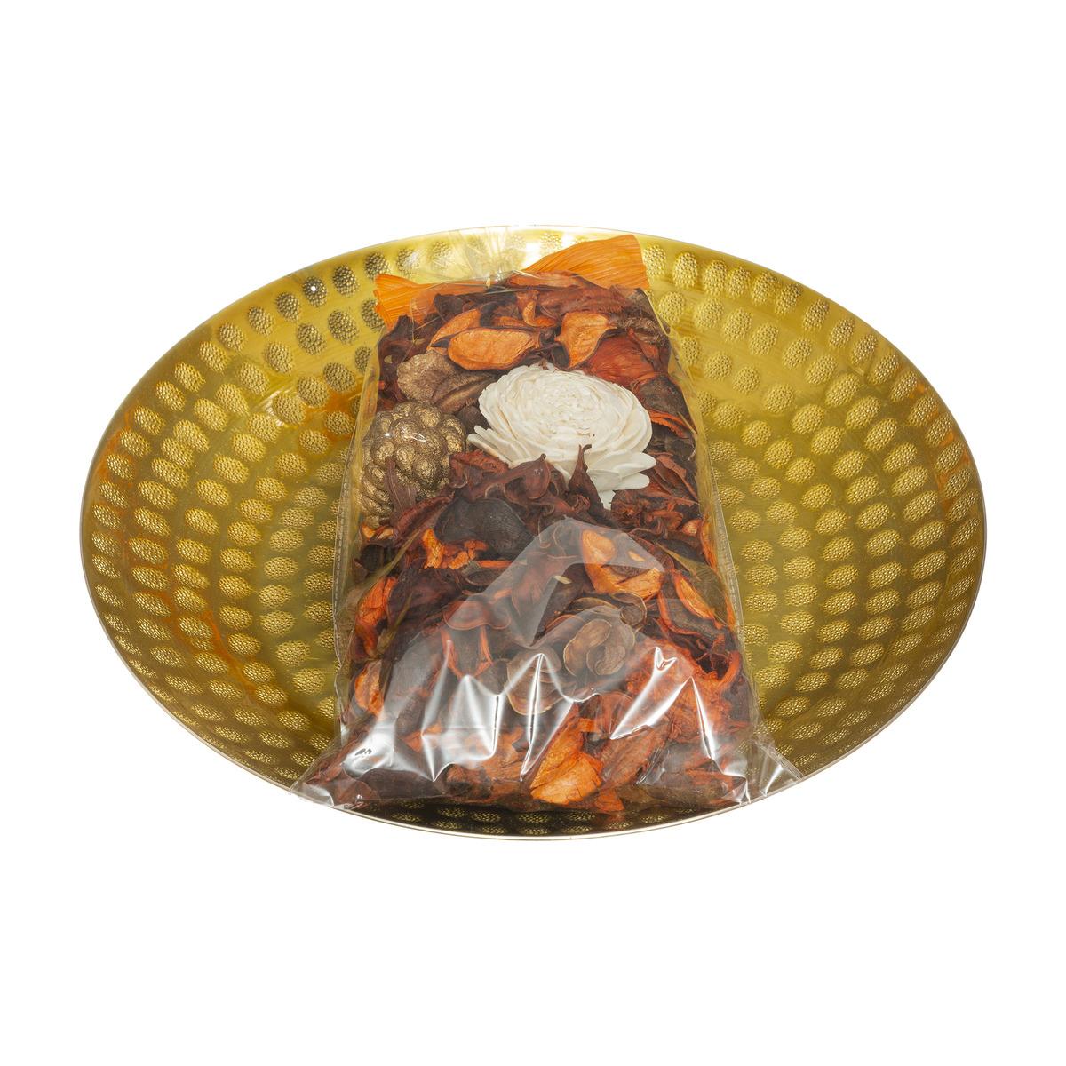 POT POURRI PLATEAU METAL VANILLE 140G