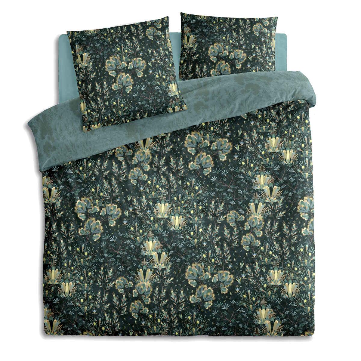 PARURE IMPRIME FEUILLAGE 260X240CM