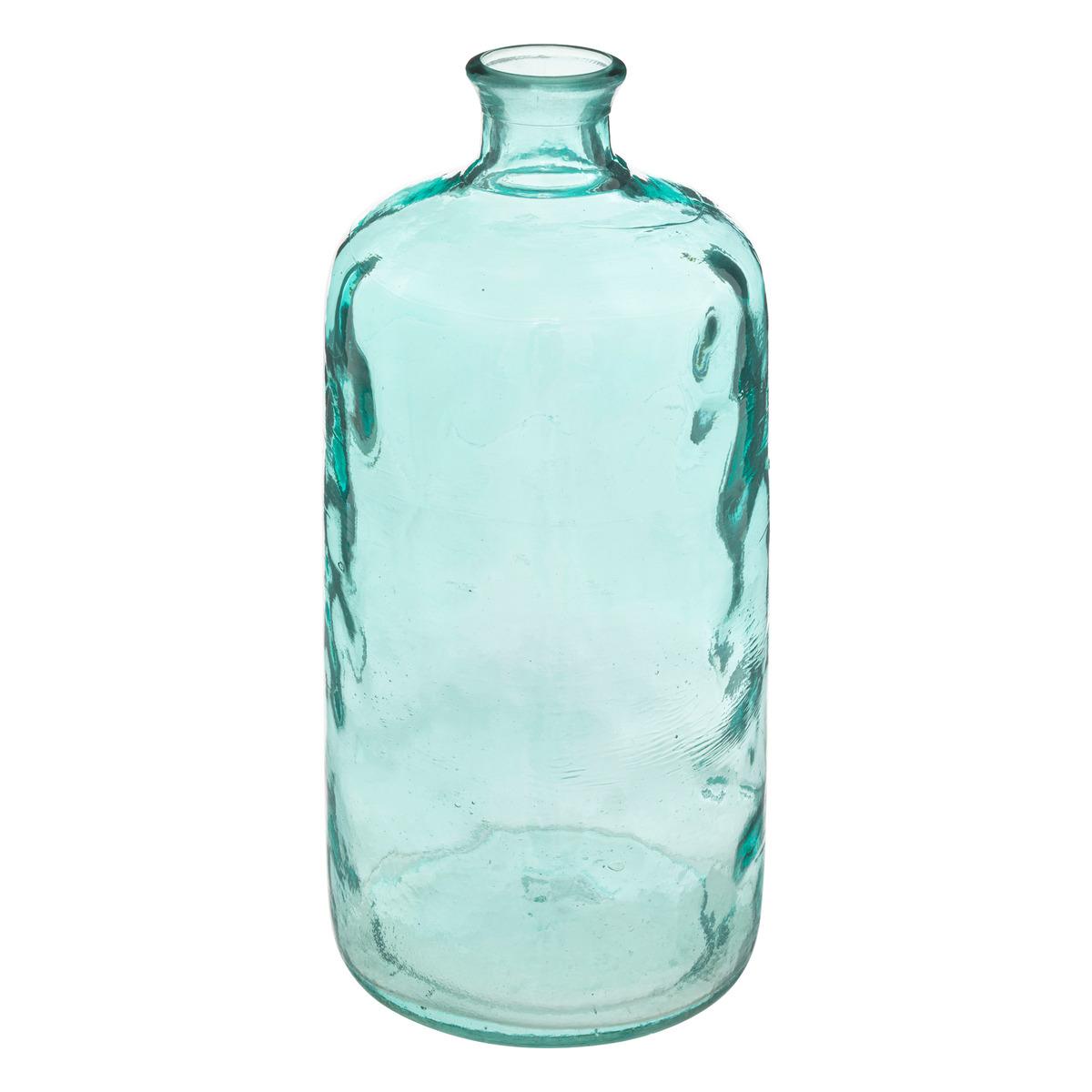 VASE VERRE RECYCLE IMET TRANSPARENT H.42CM
