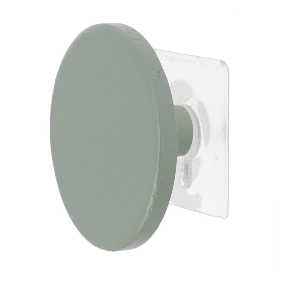 PATERE BAMBOU D.8.5CM PEINT SUR STICKER KAKI
