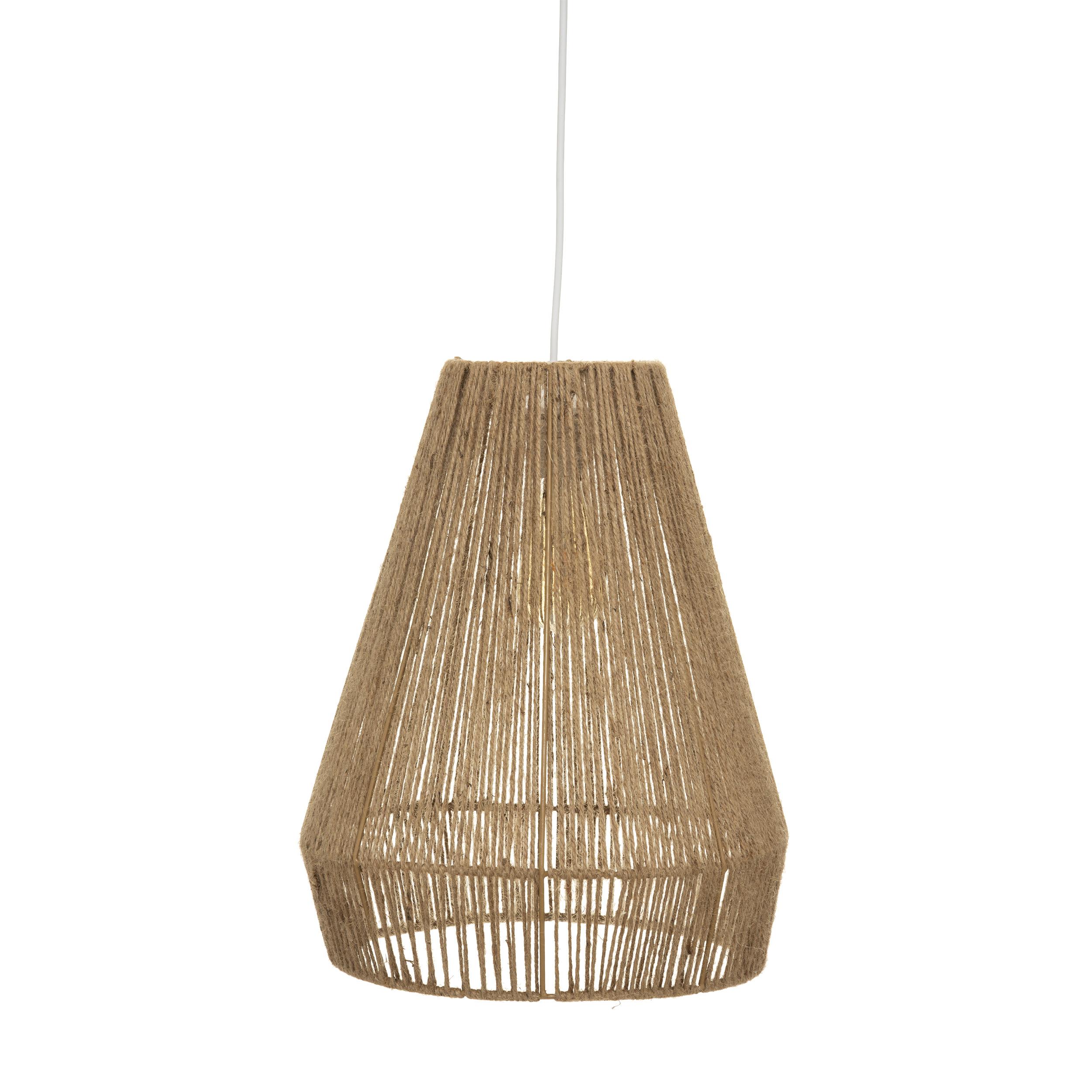 SUSPENSION CORDE PALM NATUREL D.34CM