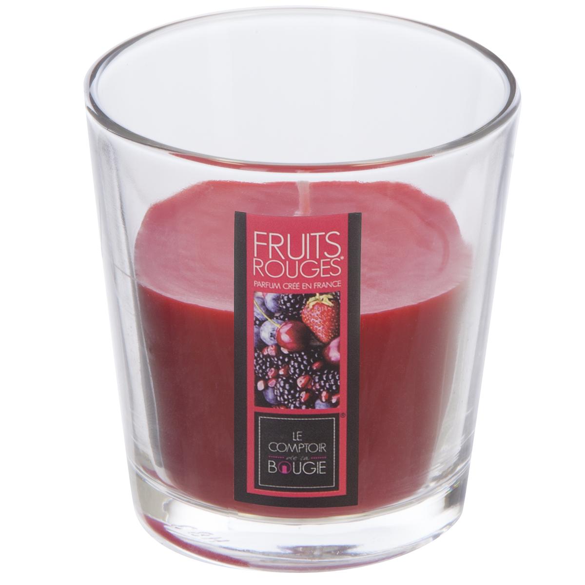 BOUGIE PARFUMEE VERRE NINA FRUITS ROUGES 90G