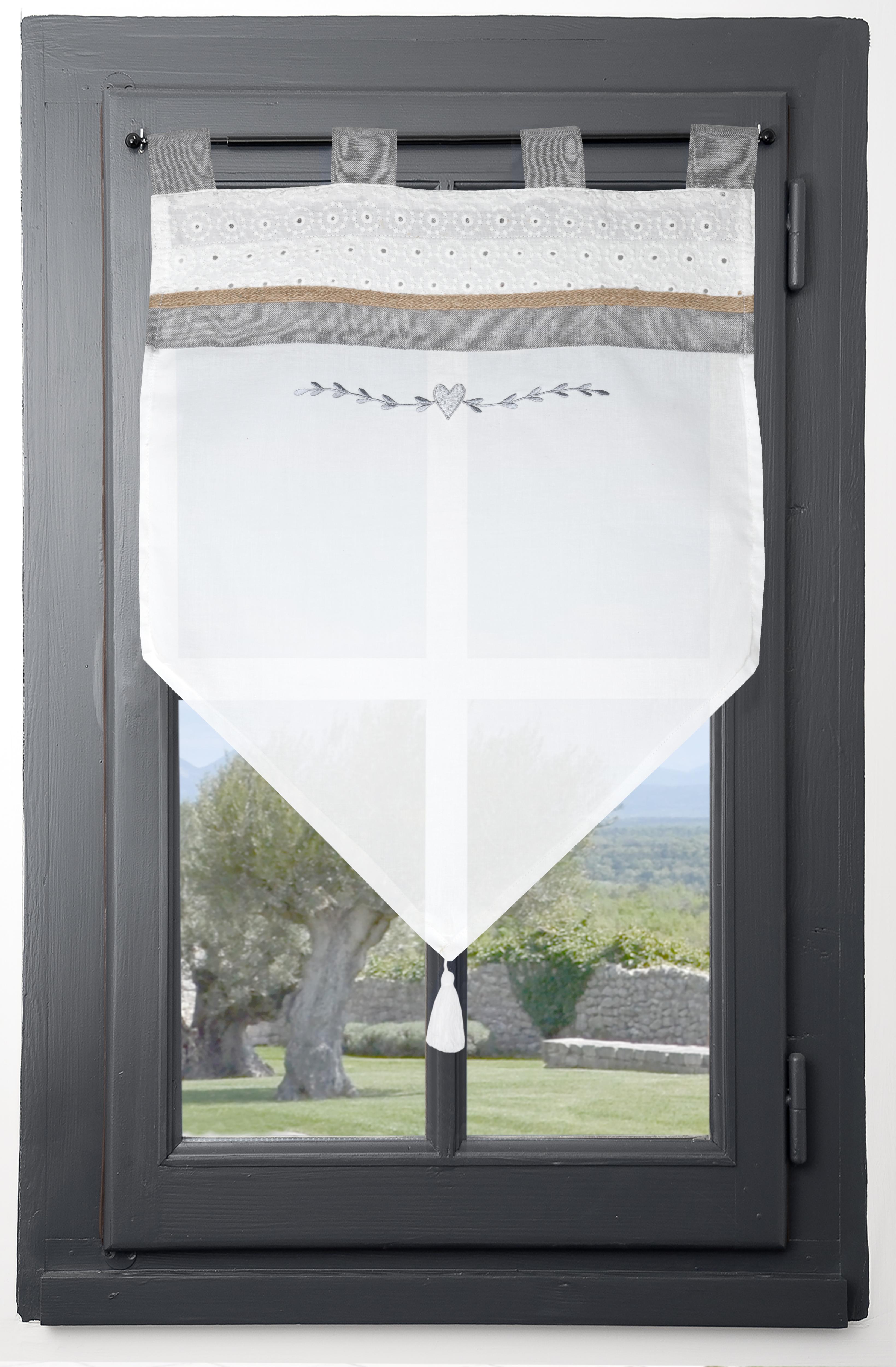 CANDICE BRISE BISE 45X60CM BLANC