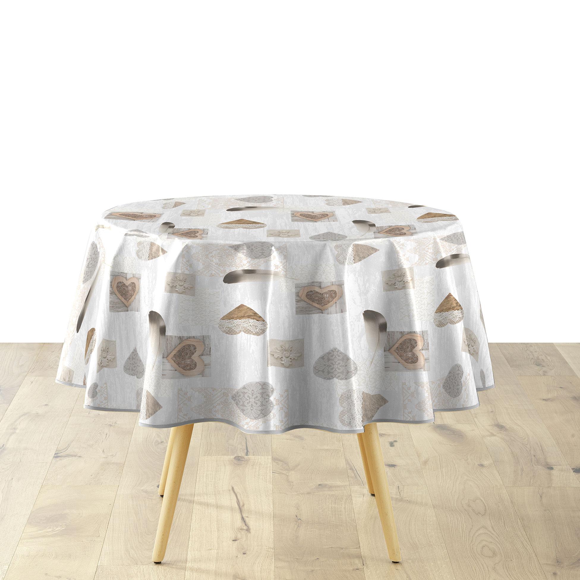 NAPPE RONDE D.160CM TEXTILIA DELICIA