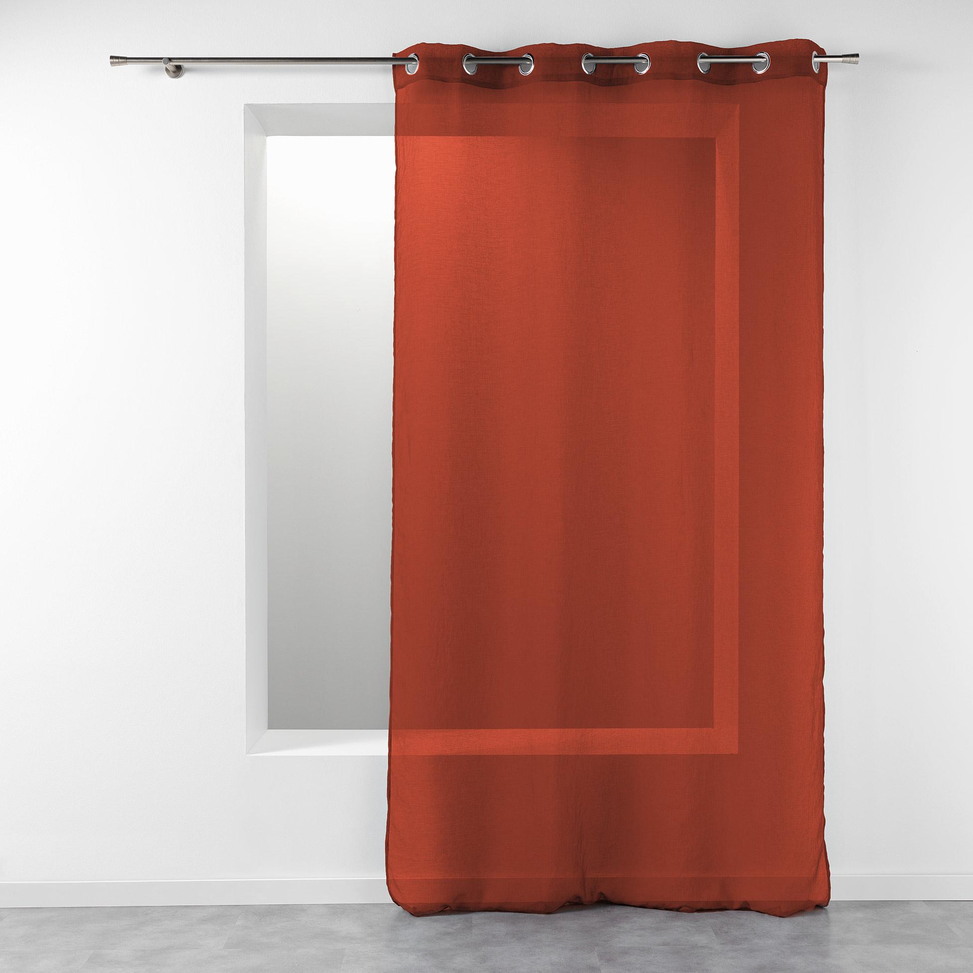 PANNEAU A OEILLETS 140X280CM TELMA TERRACOTTA