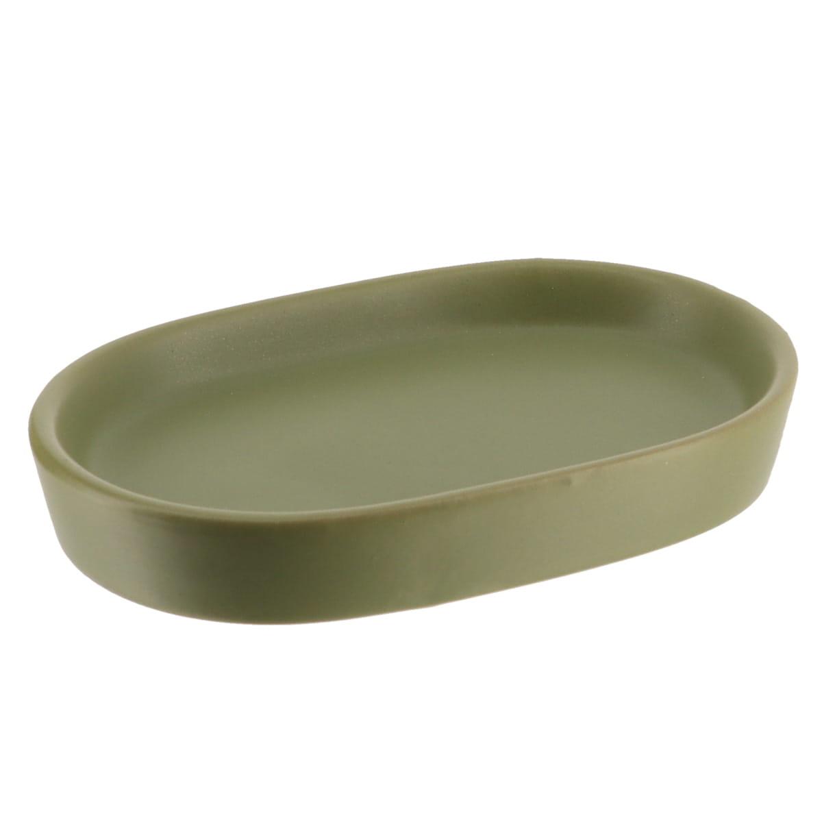 PORTE SAVON GRES UNI VERT KAKI
