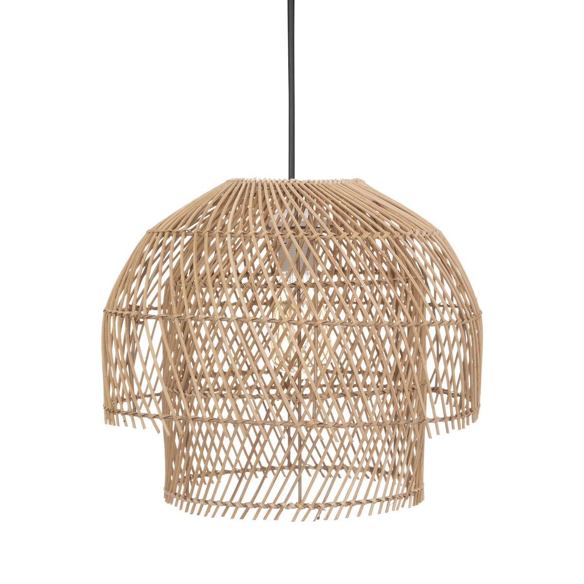 SUSPENSION ROTIN KERY NATUREL D.38CM