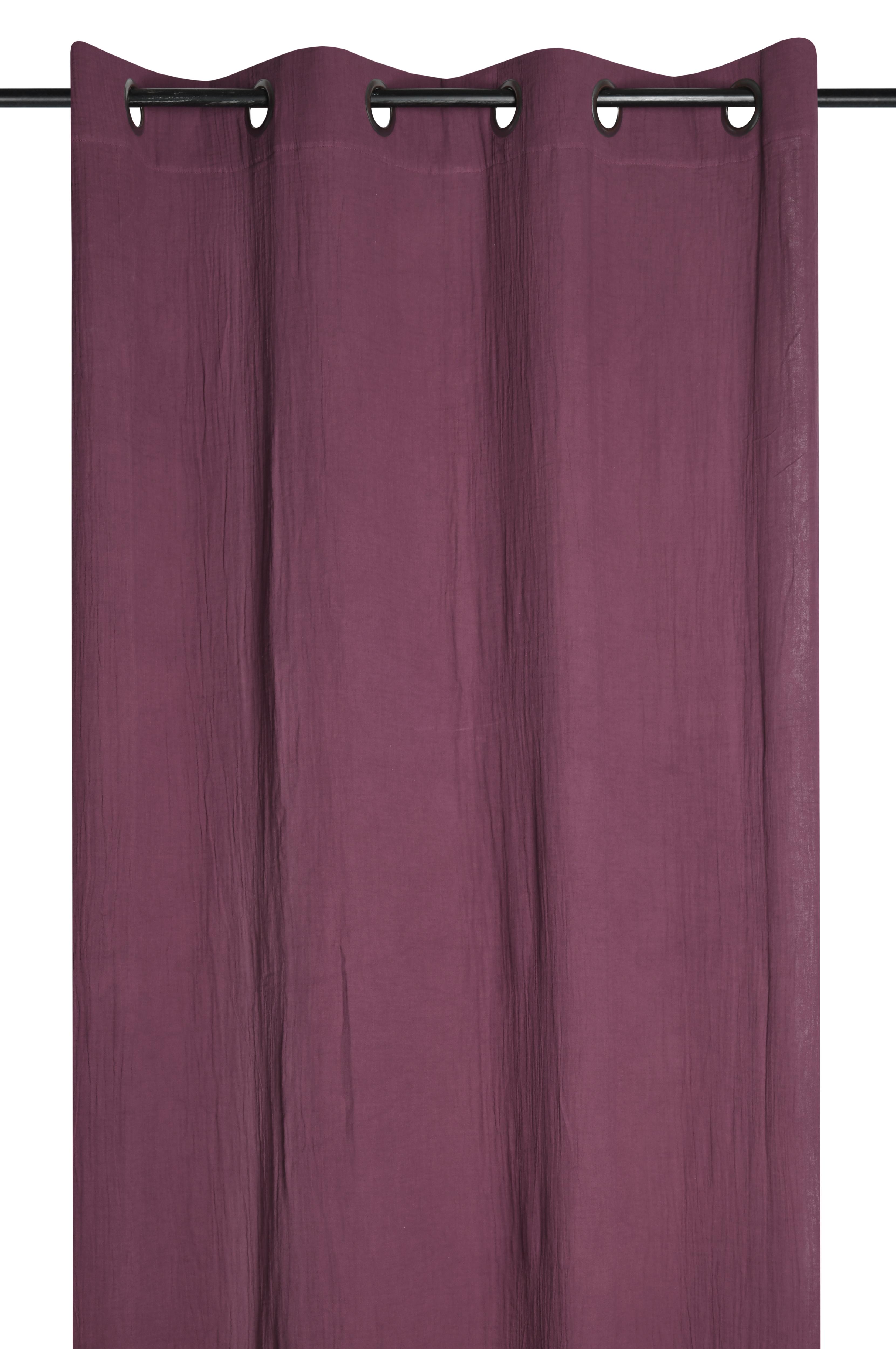 COLINE RIDEAU 135X260CM POURPRE