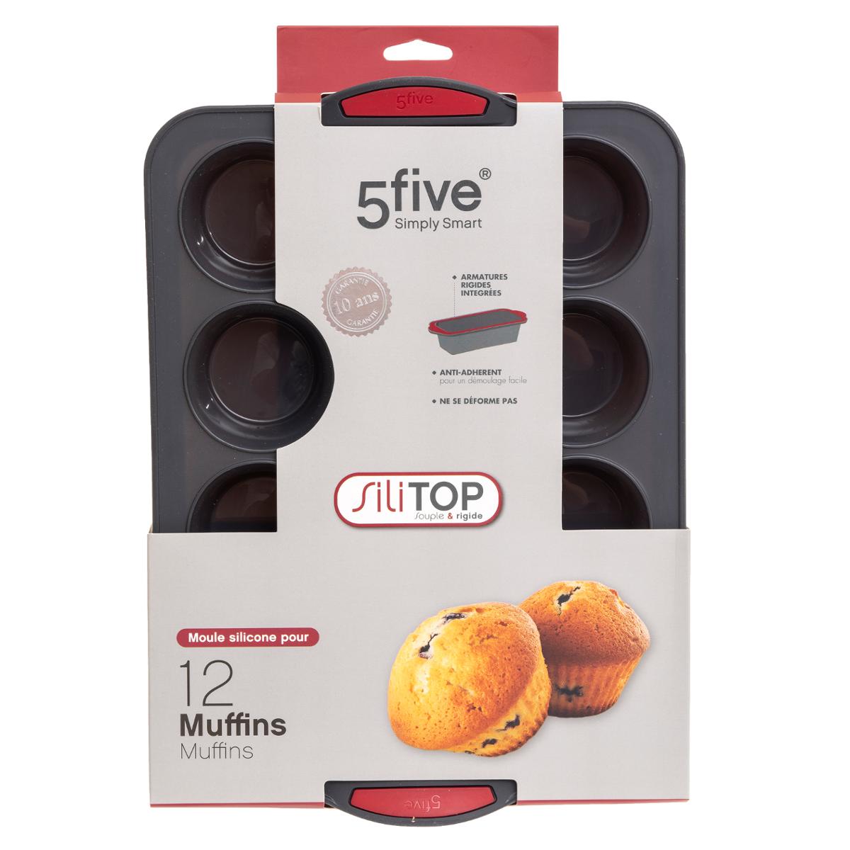 MOULE 12 MUFFINS SILICONE LUXE