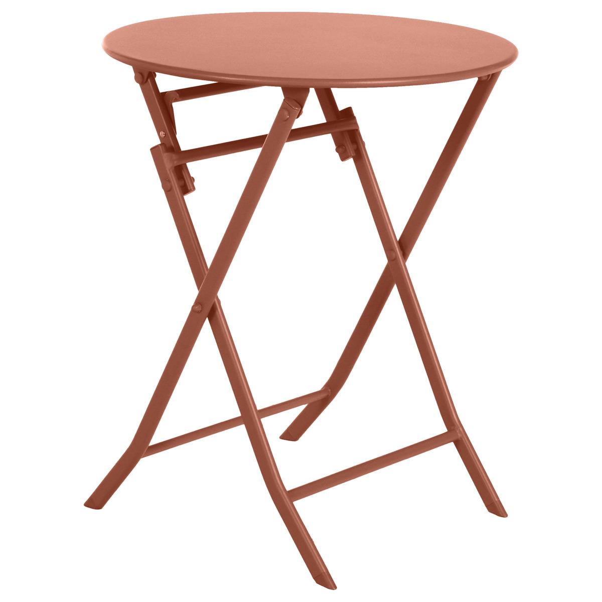 TABLE GREENSBORO RONDE AMBRE 2 PLACES