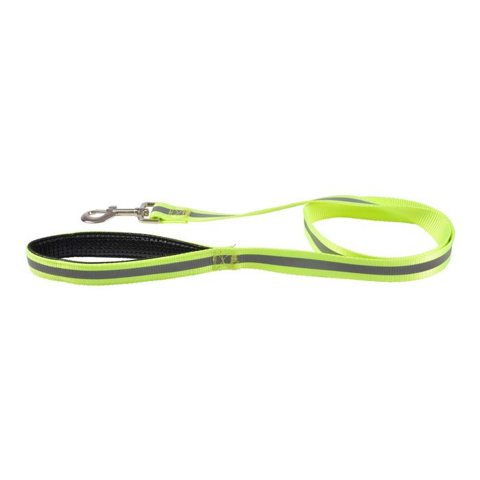 LAISSE POIGNEE CONFORT AVEC BANDE REFLECHISSANTE L.120CM