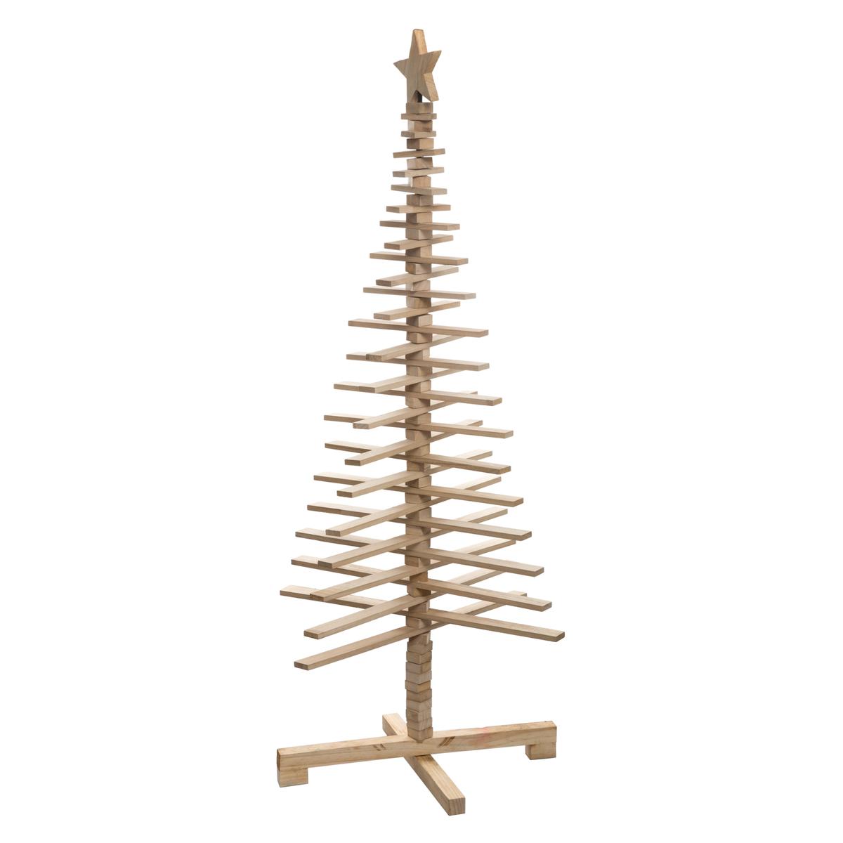 sapin de noël en bois articulé