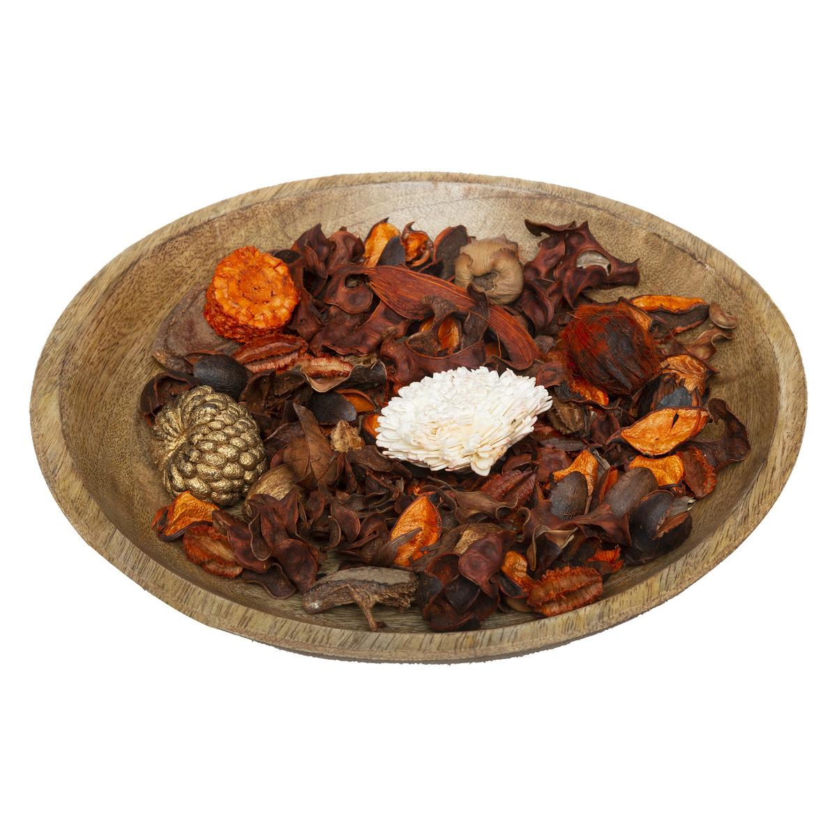 POT POURRI PLATEAU BOIS PAOLA VANILLE 140G