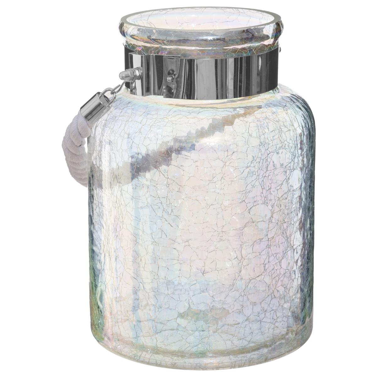 PHOTOPHORE LANTERNE IRISEE D.18X25CM