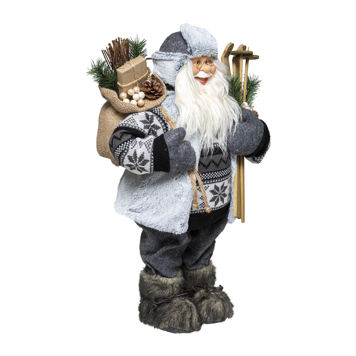 PERE NOEL TRADITIONNEL SKI 60CM