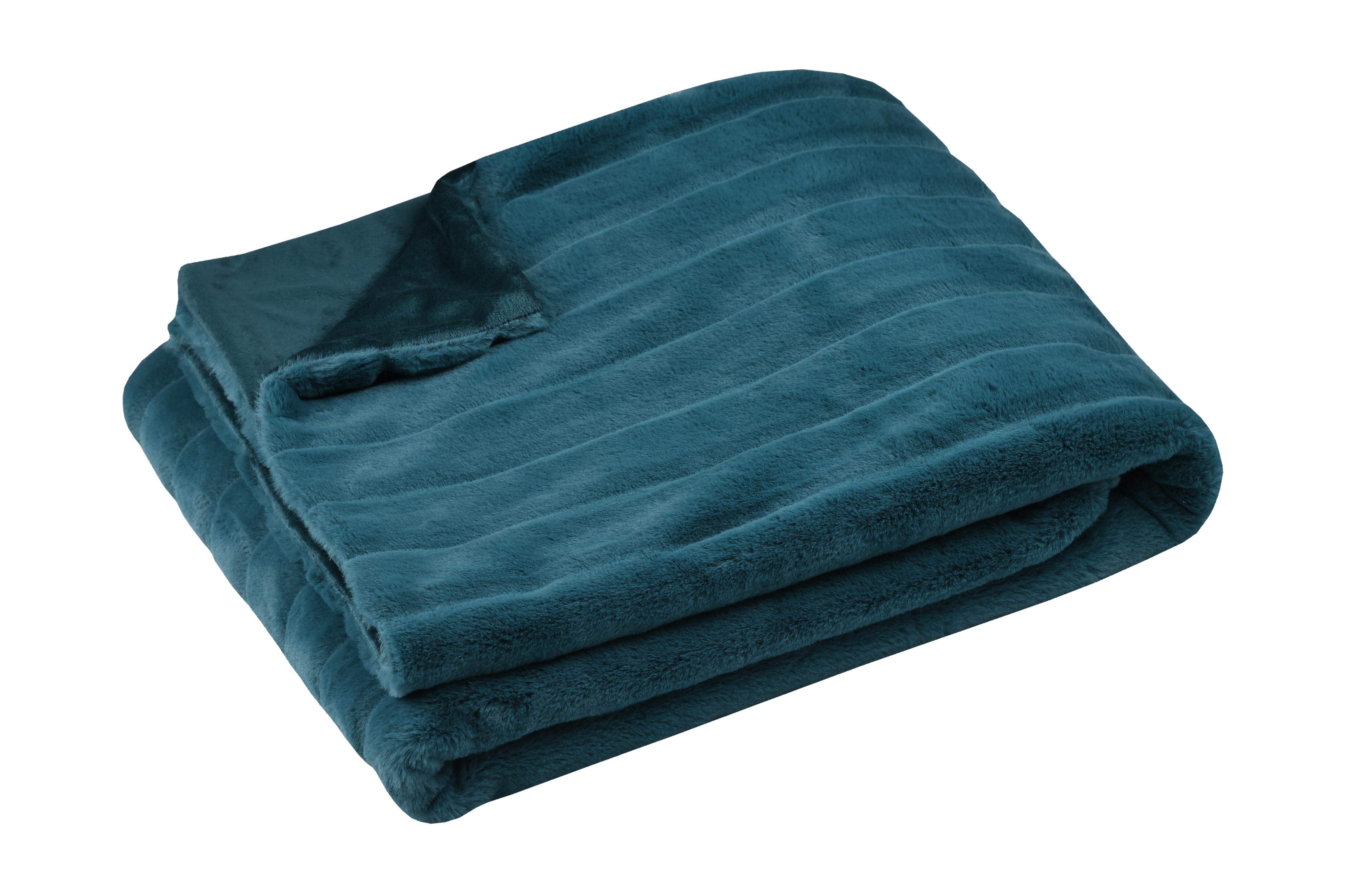 FLUFFY PLAID 130X160 CM CANARD