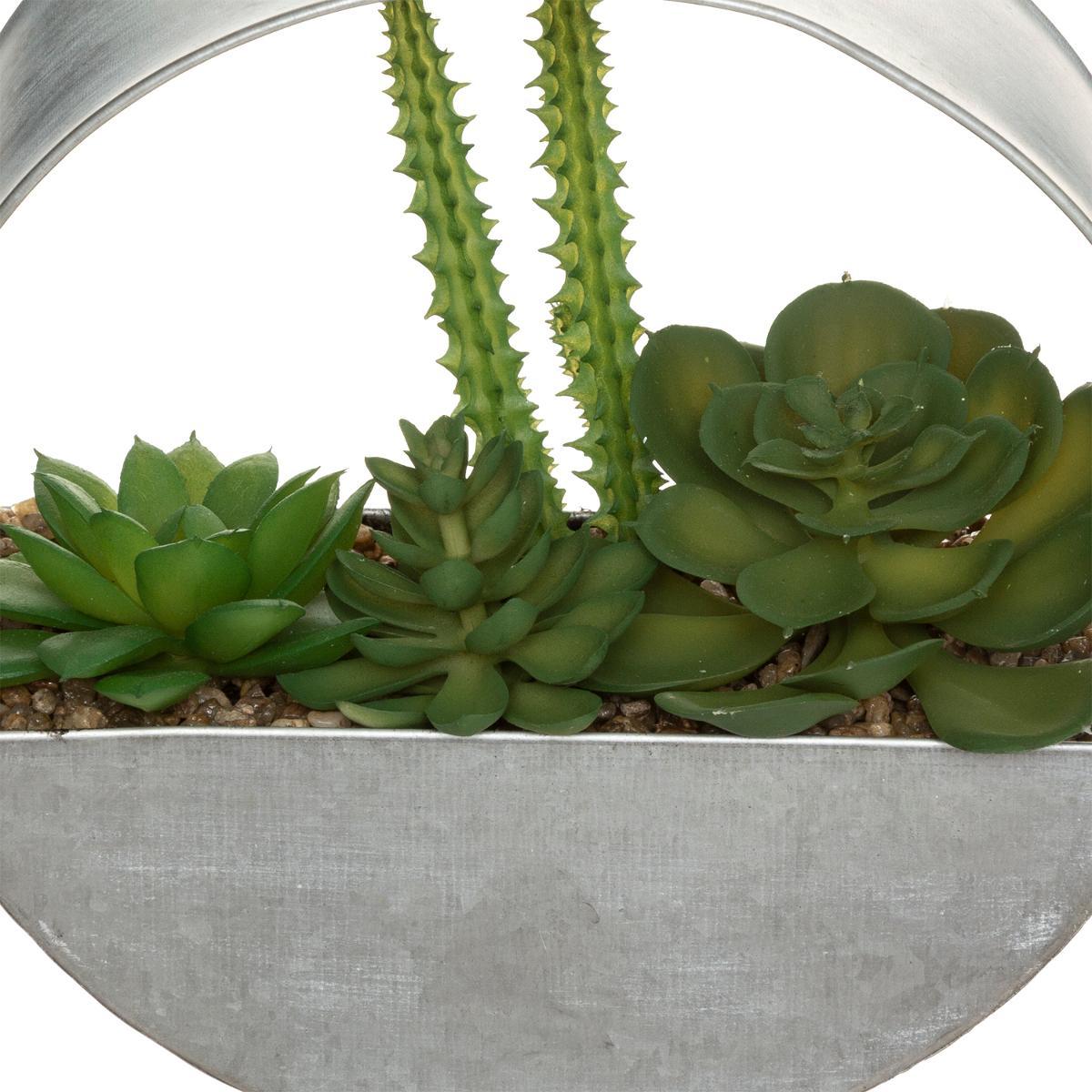 SUSPENSION ZINC PLANTE HOUSE D.18CM