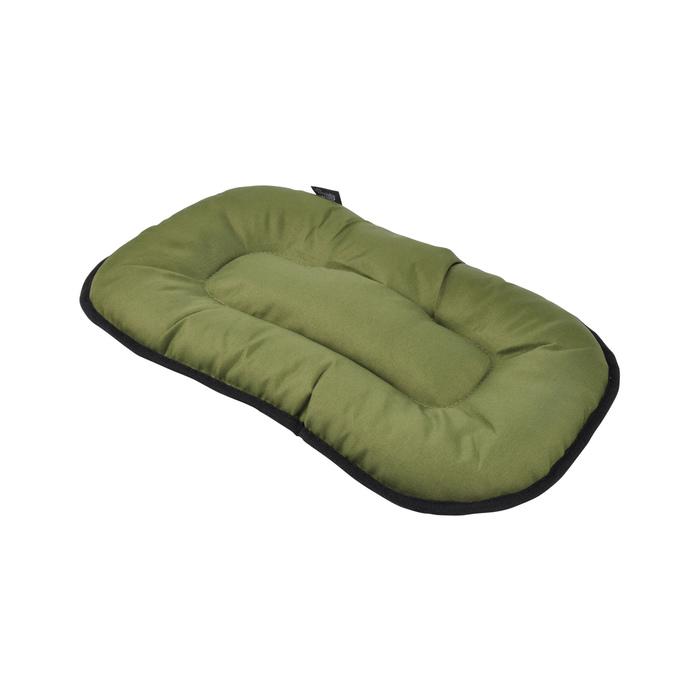 COUSSIN FLOCON ESSENTIEL REVERSIBLE 61X33CM KAKI GRIS