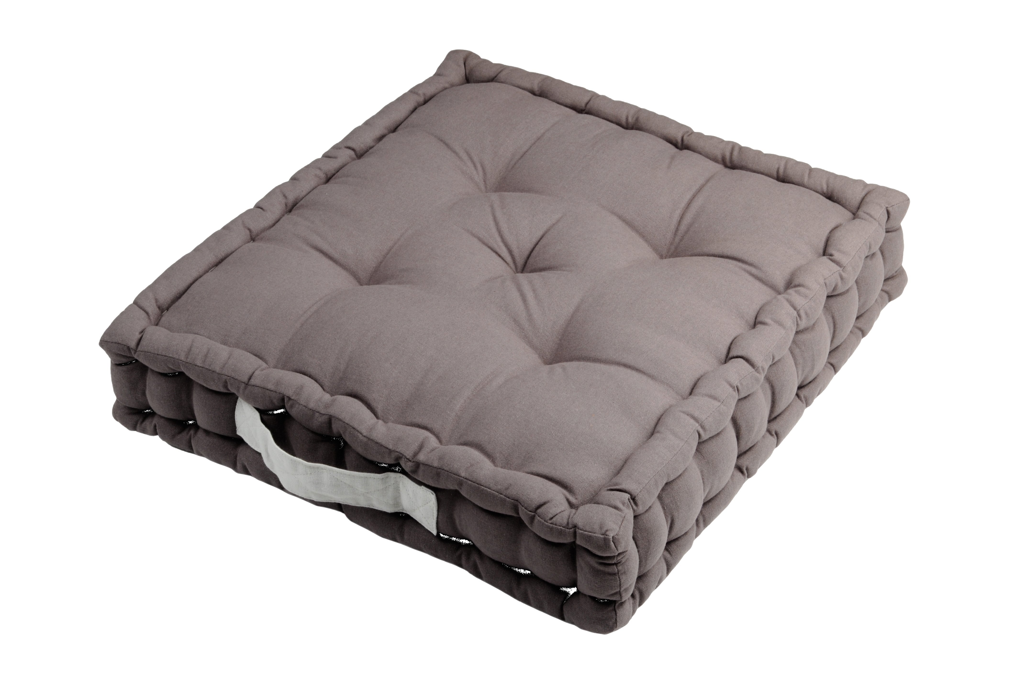 DUO COUSSIN 45X45X10 GRIS PERLE