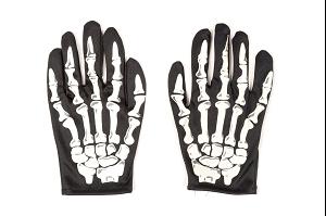 PAIRE DE GANTS EFFET SQUELETTE ADULTE