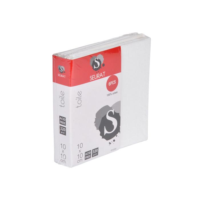 SET 6 TOILES 10X10CM