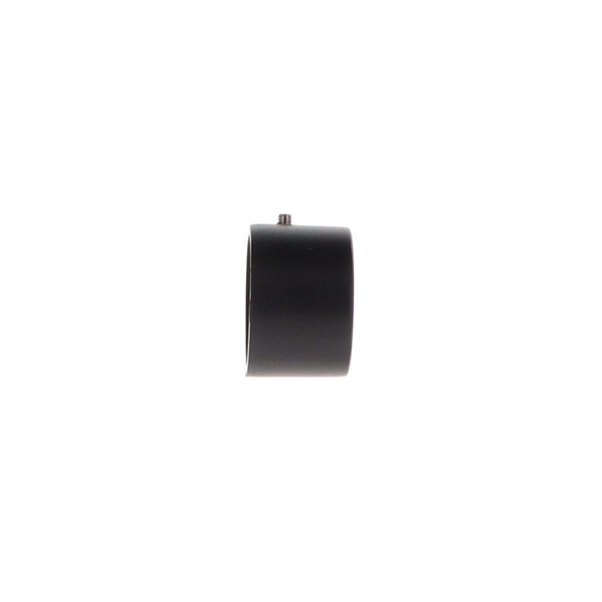 EMBOUT BOUCHON D.28CM NOIR MAT X2PIECES