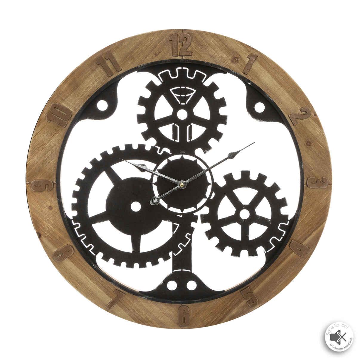 PENDULE METAL MECANIQUE D.58CM
