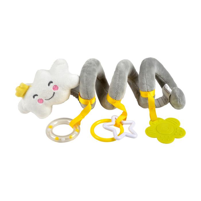 PELUCHE SPIRALE ACTIVITES 17X8.5X8.5CM NUAGE
