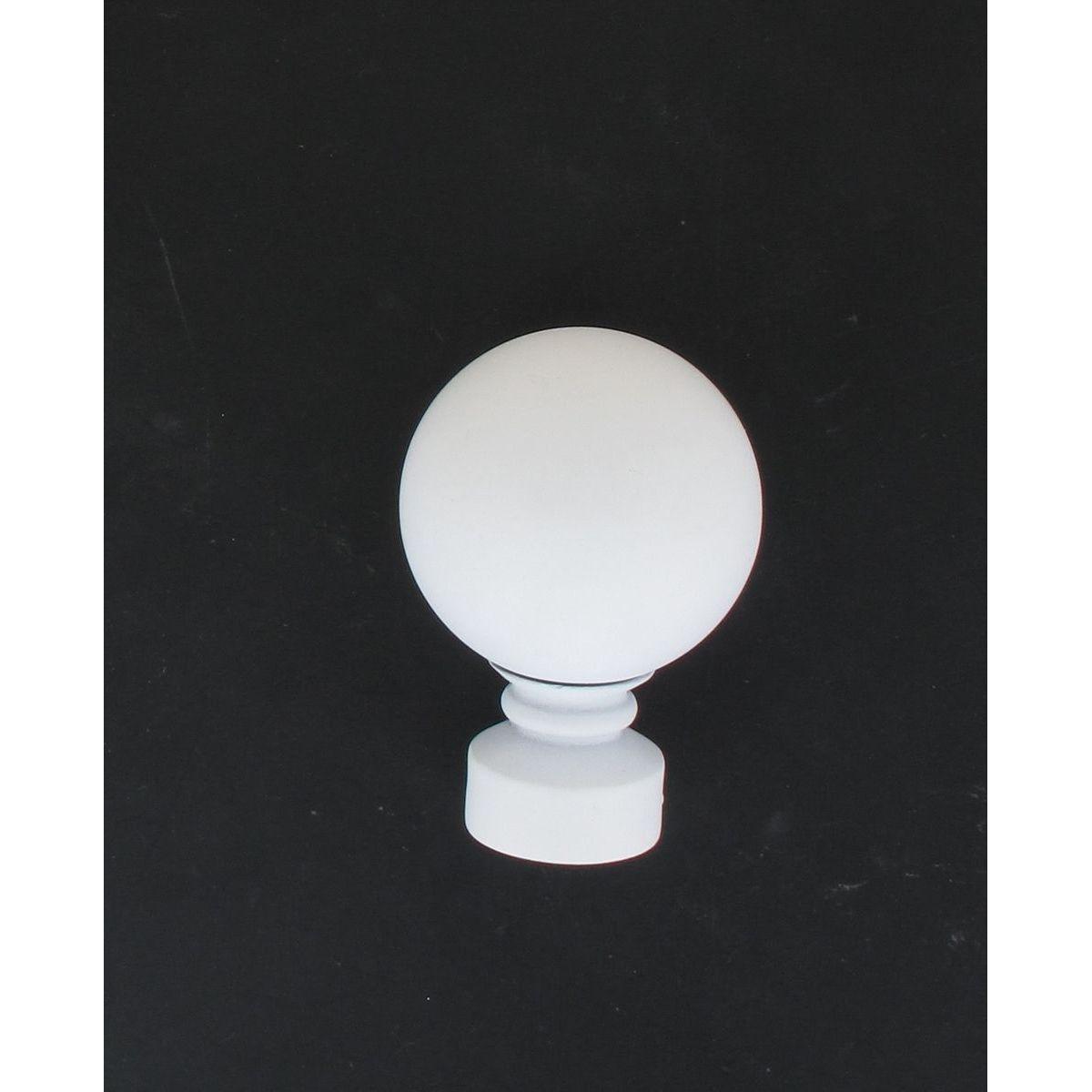 EMBOUT EDISON D28 X2 BLANC MAT