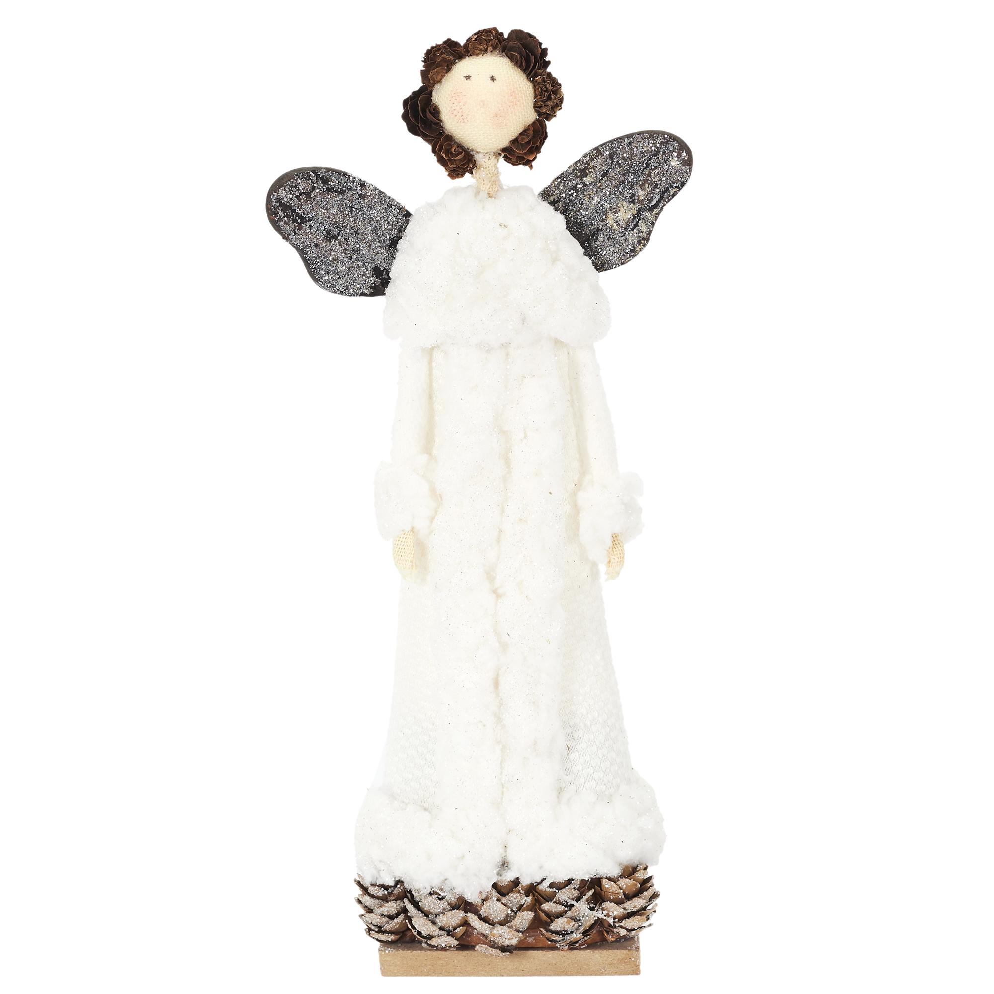 FIGURINE ANGE POMMES DE PIN H27CM