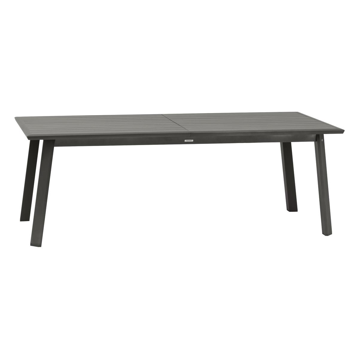 TABLE PAVANE EXTENSIBLE ALUMINIUM GRAPHITE 12 PLACES