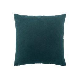 COUSSIN 60X60CM TISSE UNI MELIANE PETROLE