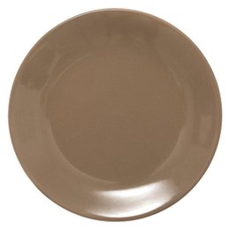 ASSIETTE PLATE RONDE 26CM TAUPE