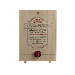 DISTRIBUTEUR DE VIN BOIS 5L