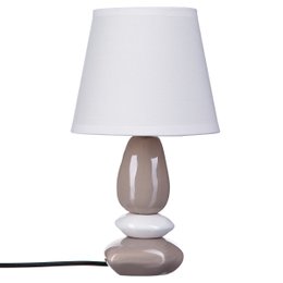 LAMPE CERAMIQUE GALET X3 H.30CM